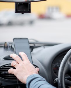 Driver with the mobile app