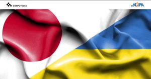 JASIPA Ukrainian and Japanease flags