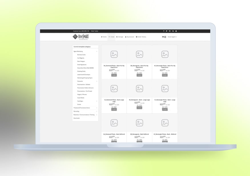 creelit wireframes