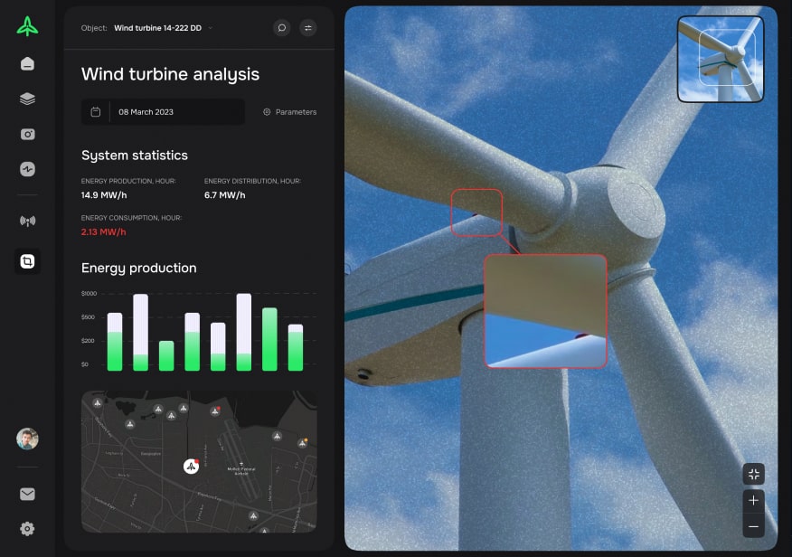 drone analytics user interface