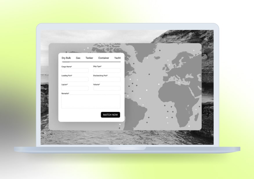 shipbuilding management app wireframes