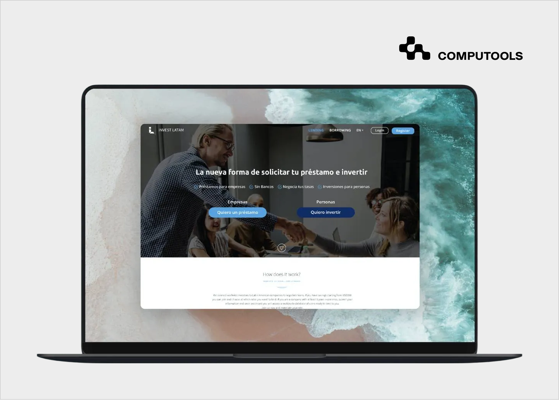 Invest Latam case screen 