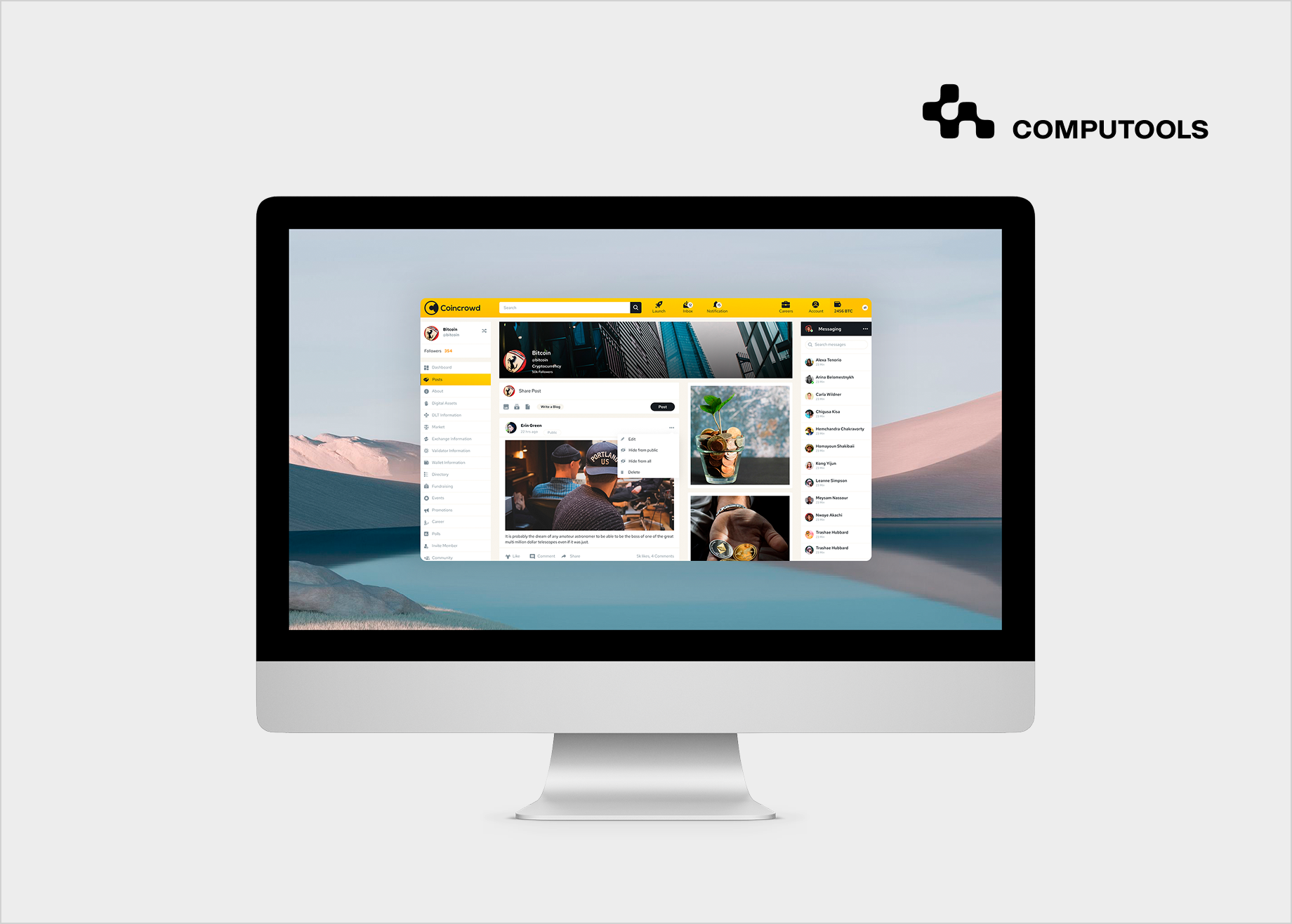 Crypthusiast project screen