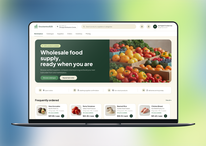 Stockentra B2B case image