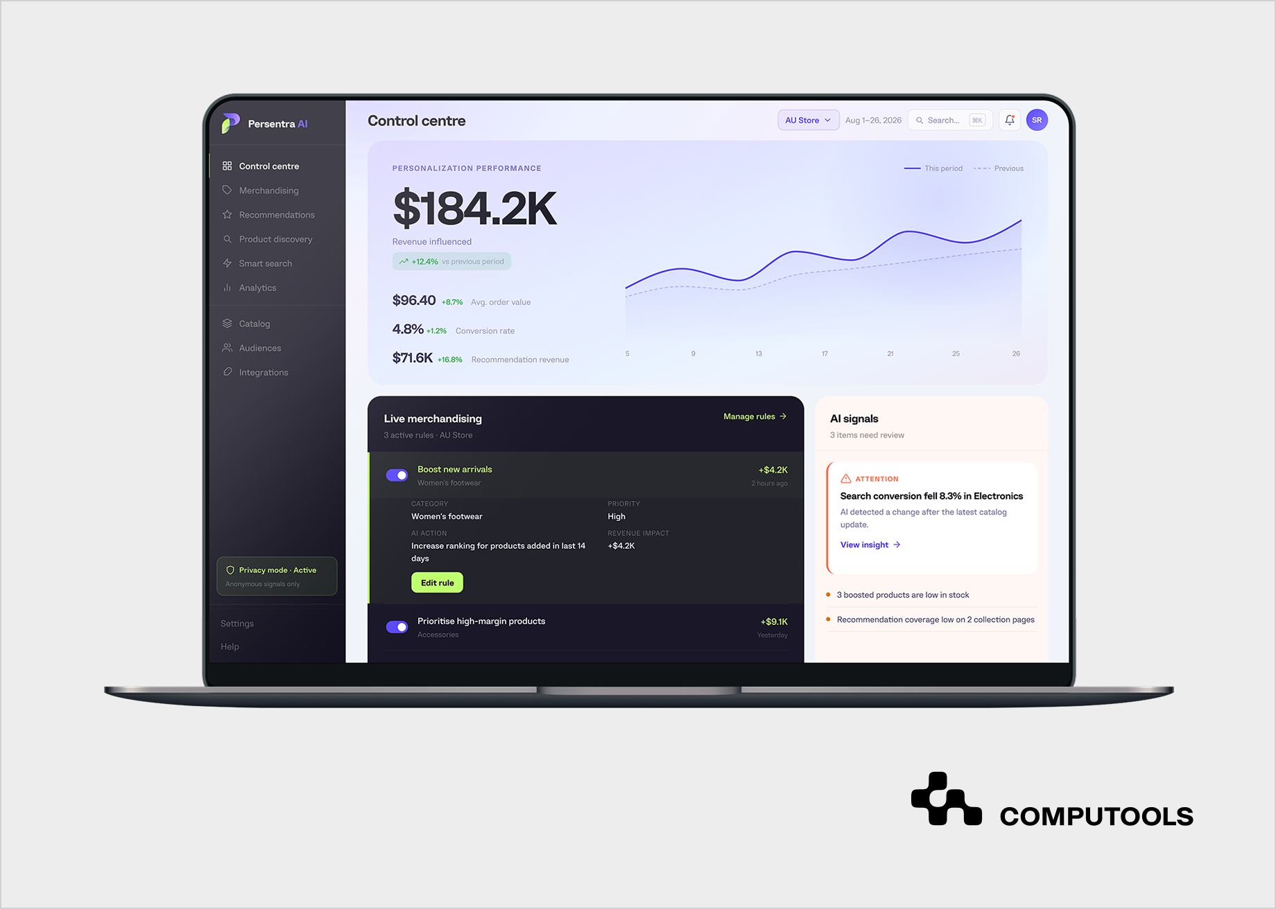 Persentra AI case study screen